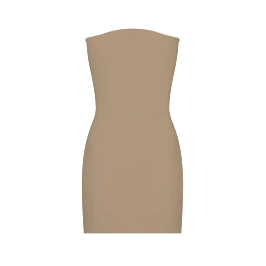 MINI TUBE DRESS in ‘DUNE’